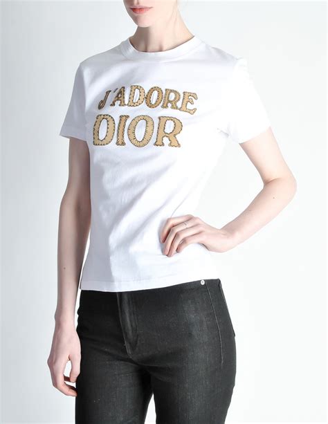 j'adore dior t-shirt|authentic christian Dior tops.